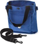 Látková plátěná taška eko městská crossbody kabelka MODRÁ - 3