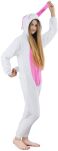 Pyžamo kigurumi jednodílný kostým s kapucí – králík - 3