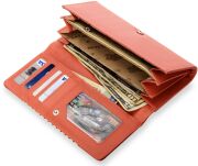 Módní teen dámská peněženka pro mladé vzor le moustache tmavě růžová - 4