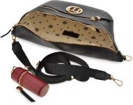 Elegantní dámská crossbody kabelka / ledvinka Monnari s pouzdrem – béžová - 3