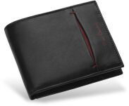 Praktická pánská peněženka pierre cardin přírodní kůže černá - červená - 2
