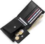 Praktická pánská peněženka pierre cardin přírodní kůže černá - červená - 5