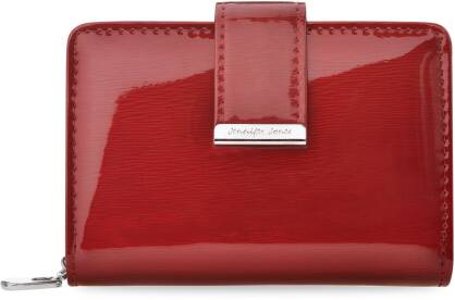 JENNIFER JONES dámská kožená peněženka lakovaná  - červená