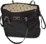 Monnari velká dámská kabelka shopper měkká na rameno - černá - 4