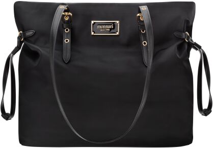 Monnari velká dámská kabelka shopper měkká na rameno - černá
