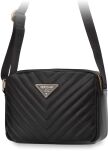 Taška Monnari prošívaná dámská crossbody na rameno s nastavitelným popruhem - černá - 2