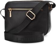 Taška Monnari prošívaná dámská crossbody na rameno s nastavitelným popruhem - černá - 3