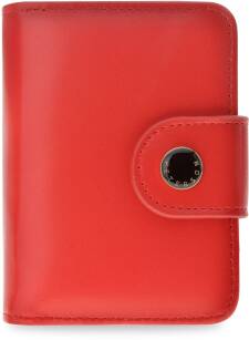Peterson elegantní dámská peněženka elegantní prostorná rozšiřitelná malá peněženka RFID v dárkové krabičce - červená