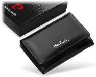 Dámská kožená peněženka pierre cardin stylová peněženka na zapínání černá - 6