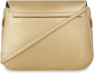 Roztomilá malá kabelka dámská s klopou - zlatá - 3