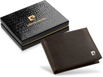 Pánská horzontální peněženka z přírodní kůže pierre cardin hnědá - 6