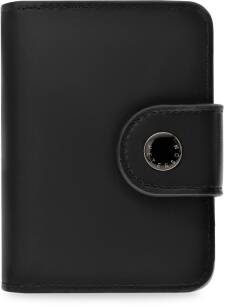 Peterson elegantní dámská peněženka elegantní prostorná rozšiřitelná malá peněženka RFID v dárkové krabičce - černá