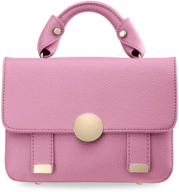 Elegantní dámská kabelka malá aktovka listonoška - růžová