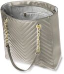 PROŠÍVANÁ DÁMSKÁ KABELKA VELKÁ TAŠKA SHOPPER BAG A4 TŘÁSNĚ - 4