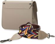 Italská listonoška s barevnými cvočky pásek aztécký vzor vera pelle béžová - 3