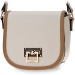 Monnari kabelka listonoška podkova malá taška s klopou a popruhem - béžová - 2