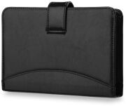 Dámské etui organizér přírodní kůže výběr barev černá - 2