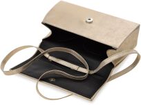 Dámská elegantní psaníčko crossbody - zlatá - 3