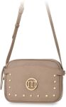Monnari elegantní dámská malá kabelka přes rameno s cvočky dvoukomorová - béžová - 2