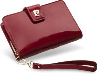 Kožená dámská peněženka pierre cardin lakované psaníčko černá - 2