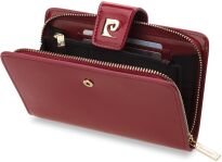 Kožená dámská peněženka pierre cardin lakované psaníčko černá - 3