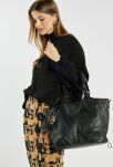 Monnari dámská taška shopper velká kabelka vak - černá - 5