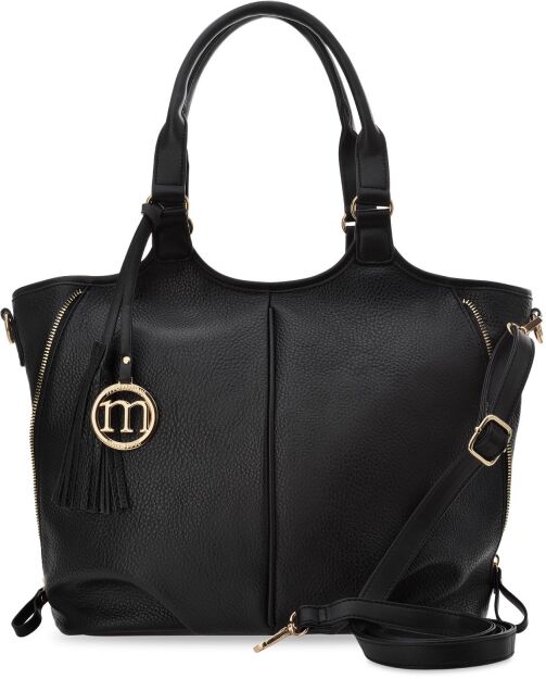 Monnari dámská taška shopper velká kabelka vak - černá