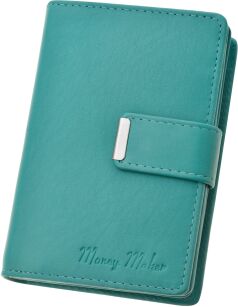 Praktická dámská peněženka - tyrkysová