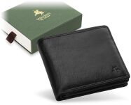 Elegantní praktická pánská peněženka visconti kůže technologie rfid černá - 6