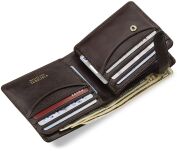 Elegantní praktická pánská peněženka visconti kůže technologie rfid černá - 4