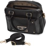 Monnari kufřík do ruky a na rameno klasická kabelka - černá - 4