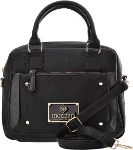 Monnari kufřík do ruky a na rameno klasická kabelka - černá