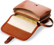 Elegantní módní italská listonoška - 100% kůže - 8