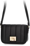 Dámská kabelka Monnari s klopou - černá - prošívaná malá poštovní kabelka - 2