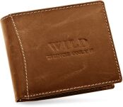 Objemná kožená pánská peněženka always wild expandable horizontal - camel - 2