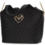 Elegantní dámská kabelka jennifer jones prošívaná klasická kabelka na řetízku - černá - 4