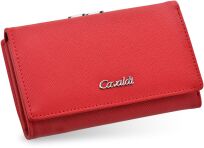 Malá dámská peněženka Cavaldi klasická peněženka na rámeček - červená - 2