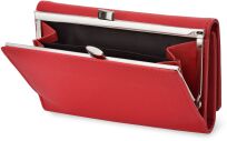 Malá dámská peněženka Cavaldi klasická peněženka na rámeček - červená - 4