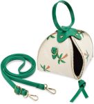 Mládežnická dámská kabelka taška přes rameno prázdninový motiv potisk palma - růžová - 3