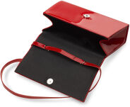 Krásná dámská listonoška psaníčkona rameno zpevněné dno černá - 4