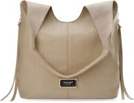 Monnari dámská taška vak shopper volná kabelka 2v1 + crossbody - béžová - 7