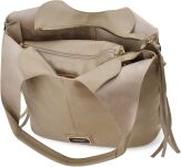 Monnari dámská taška vak shopper volná kabelka 2v1 + crossbody - béžová - 5