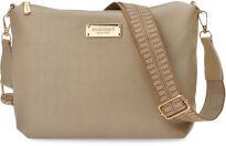 Monnari dámská taška vak shopper volná kabelka 2v1 + crossbody - béžová - 4