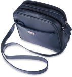 Klasická dámská kabelka objemná listonoška dvoukomorová univerzální taška přes rameno - 12