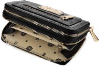 Monnari klasická dámská lakovaná peněženka velká prostorná na zip - černá - 3