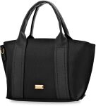 Monnari Premium Collection dámská kabelka na denní nošení kufřík shopper tote bag - černá - 3