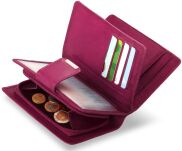 Praktická dámská peněženka - růžová - 4