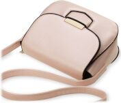 Elegantní dámská kabelka listonoška zpevněná bílá - 4