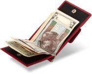 Univerzální kožená peněženka dolarovka - červená - 5
