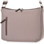 Dámská kabelka crossbody velká lehká taška přes rameno s nastavitelným popruhem - béžová - 4